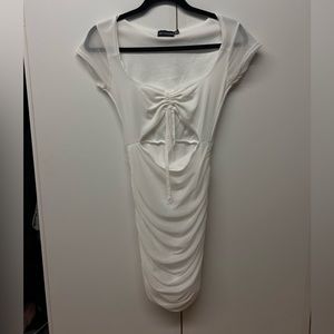 Pretty Little Thing Ruched Cutout Dress